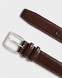 Roskilde leather belt Dark brown Saddler