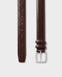 Roskilde leather belt Dark brown Saddler