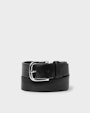 Epping leather belt Black Saddler