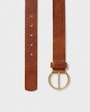 Ragusa leather belt Light brown Saddler