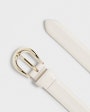 Alina leather belt White Saddler