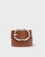 Andrea leather belt Brown Saddler