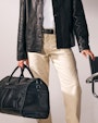 Orlando weekend/garment bag Black Saddler