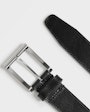Struer leather belt Black Saddler