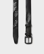 Dahlin leather belt Black Saddler