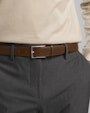 Cederlund leather belt Brown Saddler