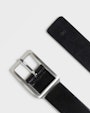Holloway leather belt Black Saddler