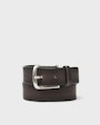 Ali leather belt Dark brown Saddler