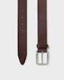 Jacques leather belt Dark brown Saddler
