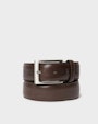 Odense leather belt Dark brown Saddler