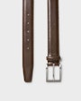 Odense leather belt Dark brown Saddler