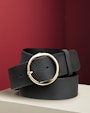 Josette leather belt Black Saddler