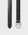 Gabrielle leather belt Black Saddler