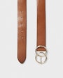Gabrielle leather belt Light brown Saddler