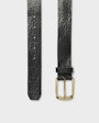 Cesar leather belt Black Saddler