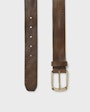 Cesar leather belt Brown Saddler