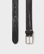 Oliver structured leather belt Black Saddler
