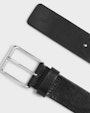 Hermann leather belt Black Saddler