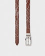 Michéle reversible leather belt Brown Saddler