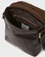 George messenger bag Dark brown Saddler