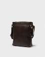 George messenger bag Dark brown Saddler