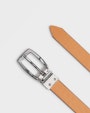 Michéle reversible leather belt Light brown Saddler