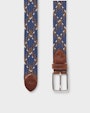 Marstrand textile belt Blue Saddler