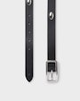 Hedemora leather belt Black Saddler