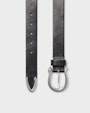 Karlskoga leather belt Black Saddler