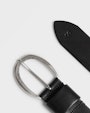 Karlstad leather belt Black Saddler