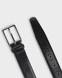 Flen leather belt Black Saddler