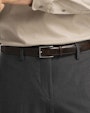 Flen leather belt Dark brown Saddler