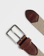 Marstrand textile belt Beige Saddler