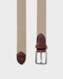 Marstrand textile belt Beige Saddler