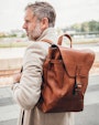 Thebe backpack Light brown Saddler