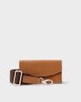 Lycksele bum bag / shoulder bag Light brown Saddler