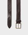 Naiad leather belt Dark brown Saddler