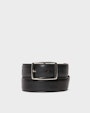 Dagon leather belt Black Saddler