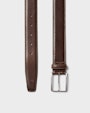Sarturnus leather belt Dark brown Saddler