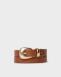 Cordelia leather belt Brown Saddler