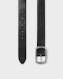 Rosario leather belt Black Saddler