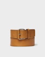 Valencia leather belt Light brown Saddler