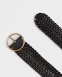Arica braided  belt Black Saddler