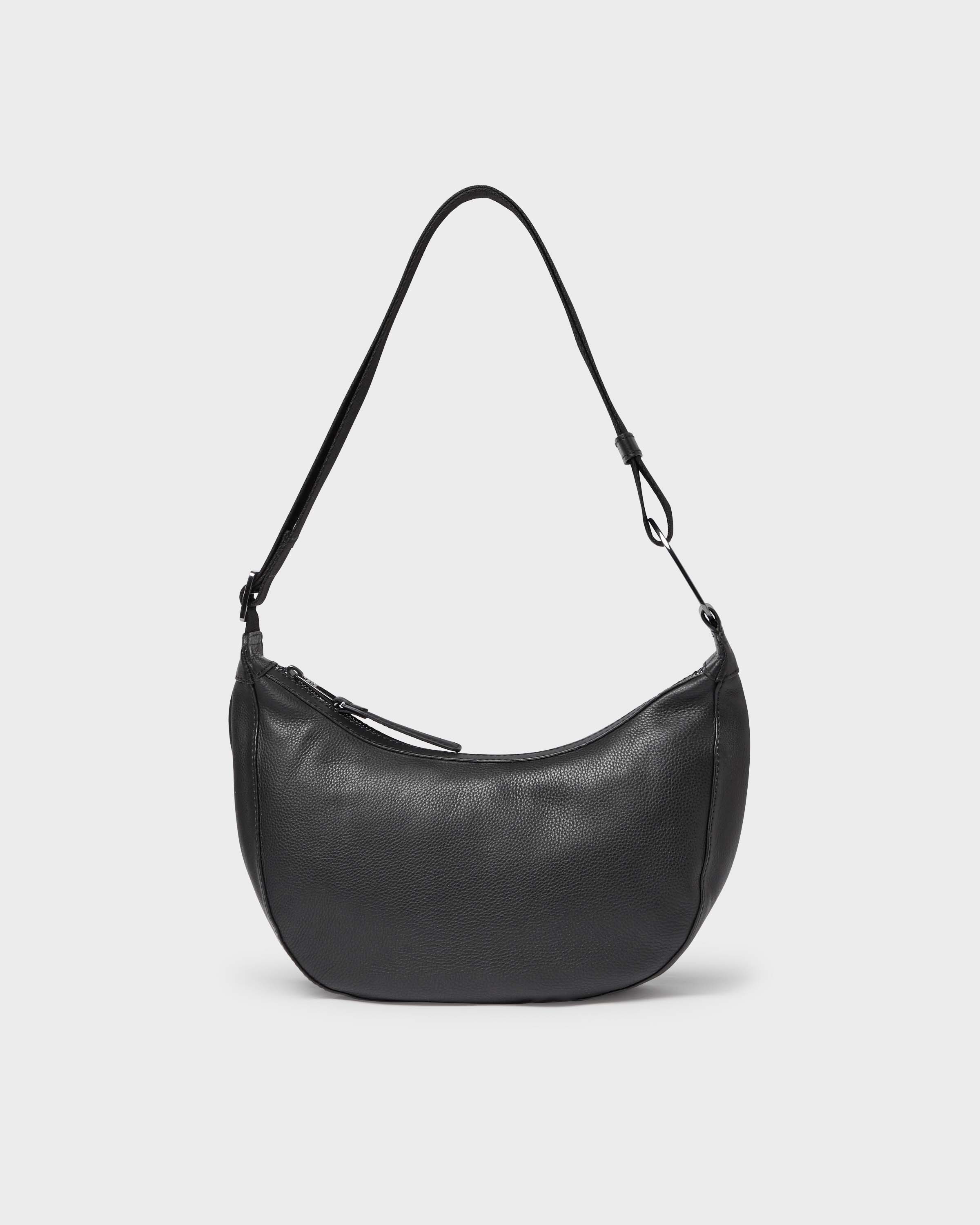 black mini shoulder bag