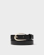 Isla leather belt Black Saddler
