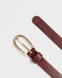 Isla leather belt Red Saddler