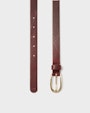 Isla leather belt Red Saddler