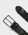 Marstrand textile belt Black Saddler