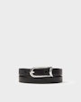 Luz leather belt Black Saddler