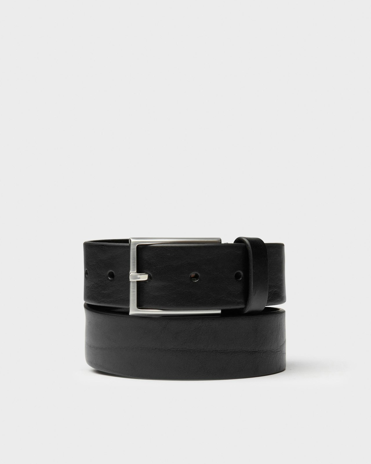Manuel leather belt Black Saddler